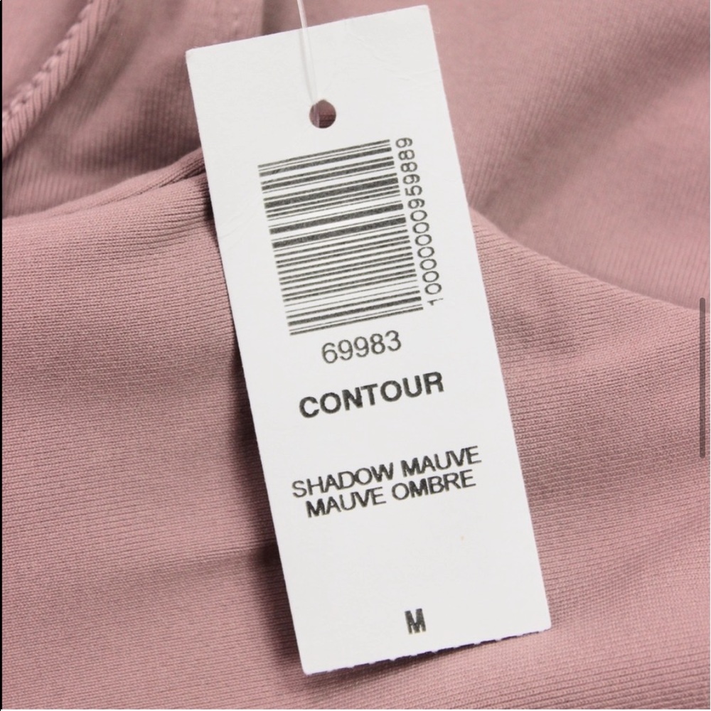 NWOT Aritzia Babaton Contour Thong Bodysuit - Shadow Mauve - Picture 4 of 9